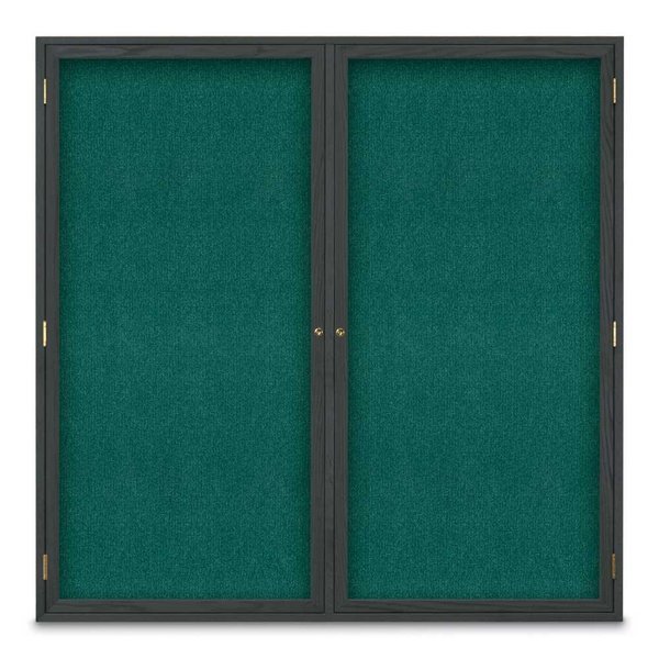 Sliding Door Indoor Enclosed Corkboard, 9, UV9029ACSH-BRONZE-CINNABA, UNITED VISUAL PRODUCTS, Mfr# UV9029ACSH-BRONZE-CINNABA